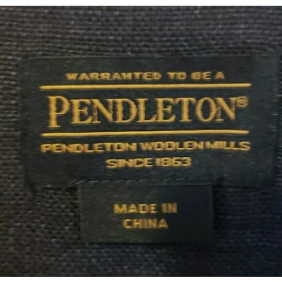 Pendleton Linen Embroidered Southwestern Lightweight Jacket Size M Medium - Picture 3 of 4